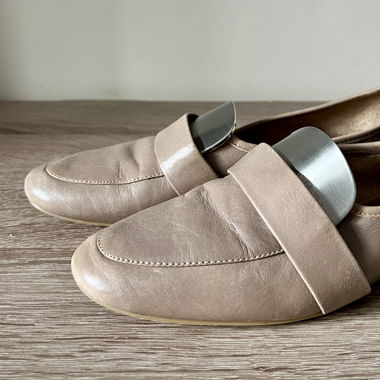 Leather Calvin Klein Loafers ( women)