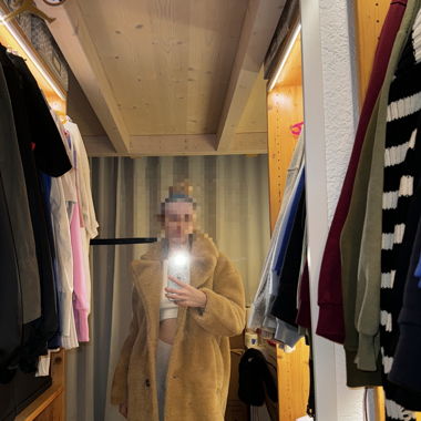 Bershka, Wintermantel in Teddyoptic- mottled brown