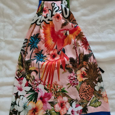 PINK0 Neckholder Top with Print S