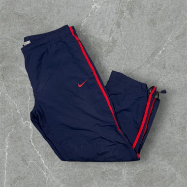 vintage nike fc barcelona trackpants navy