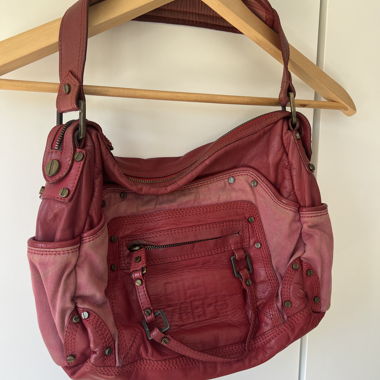 Diesel Red Shoulder Bag