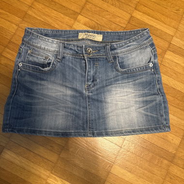 Jeans-Minirock