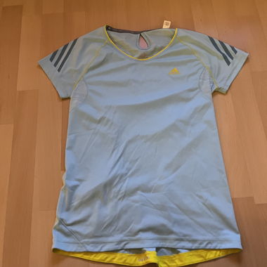 Adidas Climalite Sportshirt hellblau Gr.S