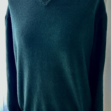 Maglione Cinque con scollo a V in lana merino XXL