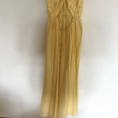 Abito lungo giallo ZARA