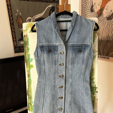Vintage denim kleid