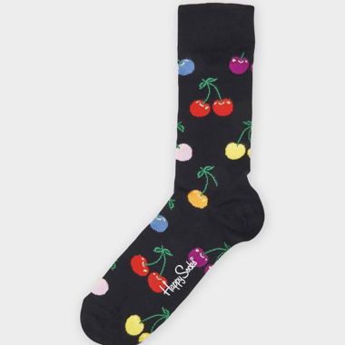 Chaussettes cerises colorées