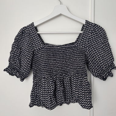 patterned blouse