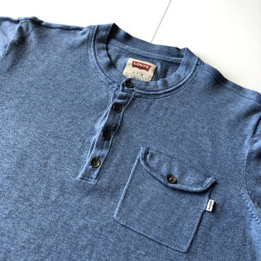 T-Shirt Levis Long Sleeve Men Blue S