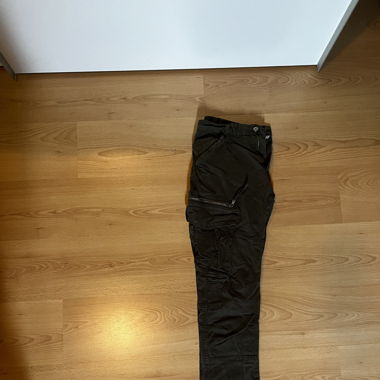 Dark Green Cargo Jeans