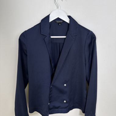 Topshop navy light blazer