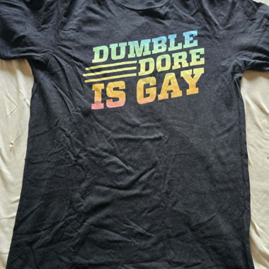 Schwarzes T-Shirt Dumbledore Harry Potter
