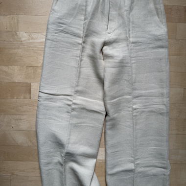 Pantaloni di lino beige ZARA