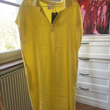 Abito in lino giallo OUI