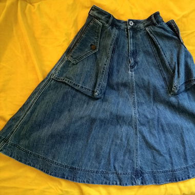 Jupe en denim vintage blue, Marc Jacobs