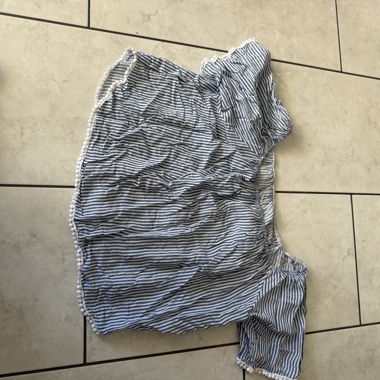 Gestreiftes Off-Shoulder-Top