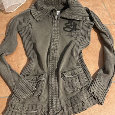 Y2K Hooded Cardigan