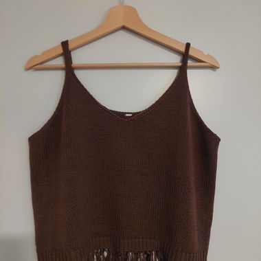 Fransen Shirt brown