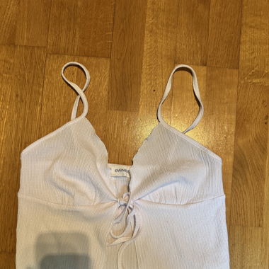 Weisses Crop Top