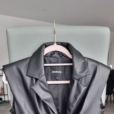 Gilet lederoptik