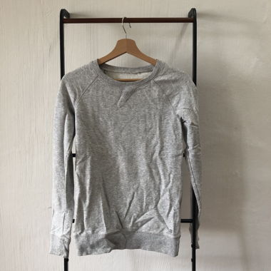 Grey cotton jumper