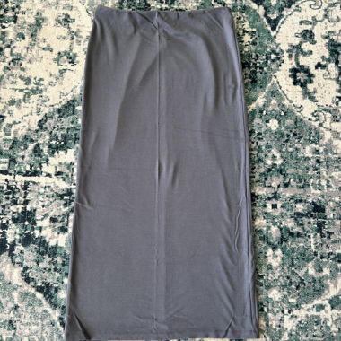 Grey maxi skirt