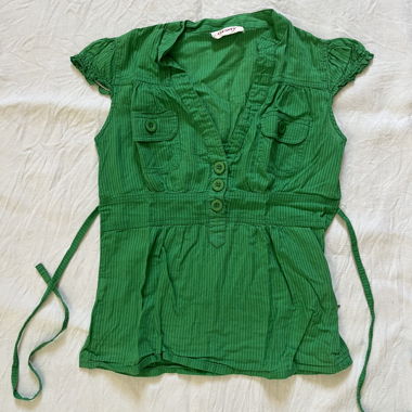 Grünes Orsay Utility-Top