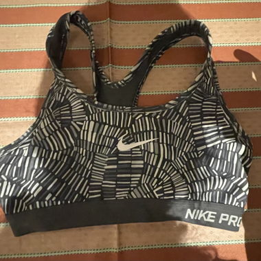 Reggiseno sportivo Nike grigio