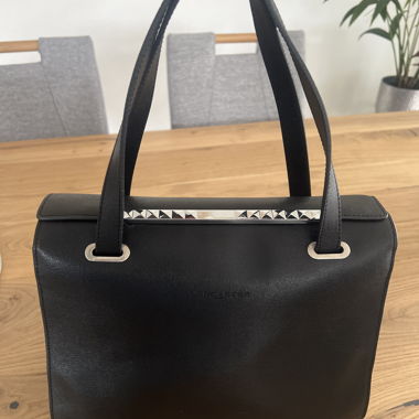 Sac à main Lancaster cuire noir 