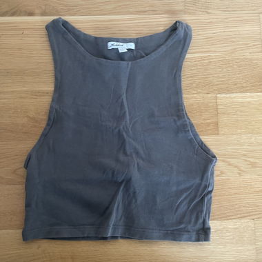 Crop Top Subdued Grey