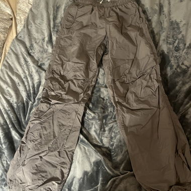 Pantaloni Parachute grigi (riflettenti)
