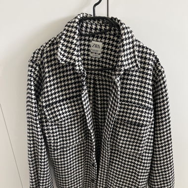 Chemise à carreau NB - style veste 