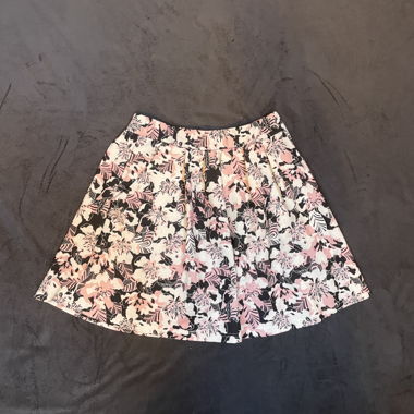 floral pleated skirt