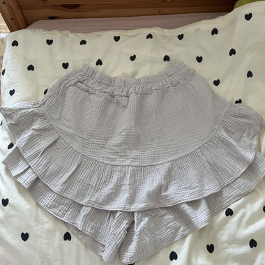 Ruffle Skirt in Cotton Gauze