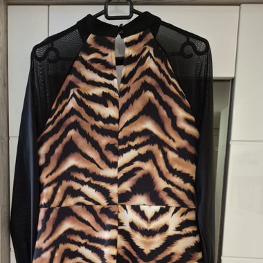 Leoprint Abendkleid 