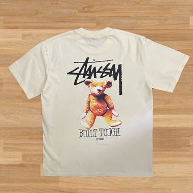 T-shirt Stüssy Built Tough giallo