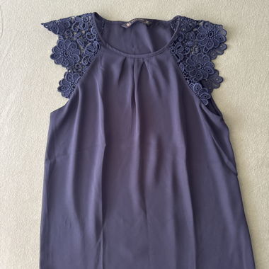 Lace Top Blue-Violet