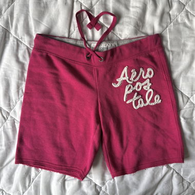 Short rosa a vita bassa vintage Aeropostale
