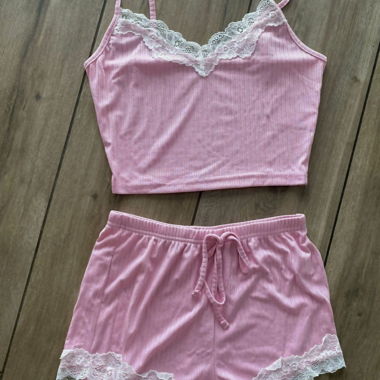 Top and shorts, unworn, size S