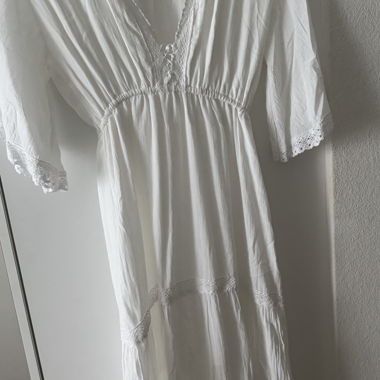 White Lace Maxi Dress