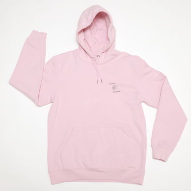 centrale végétal HOODIE pink ROSA cozy BACKPRINT