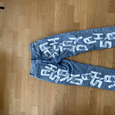 baggy Hose mit backprint