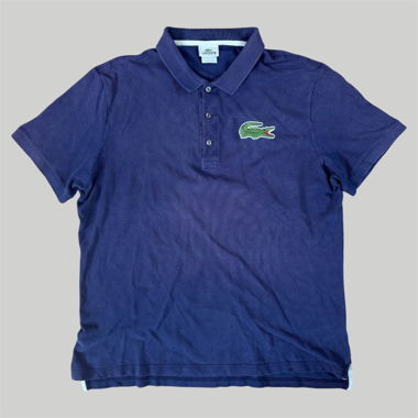 Vintage Lacoste-Polo in Blau