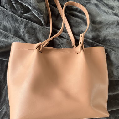 Dusty pink handbag