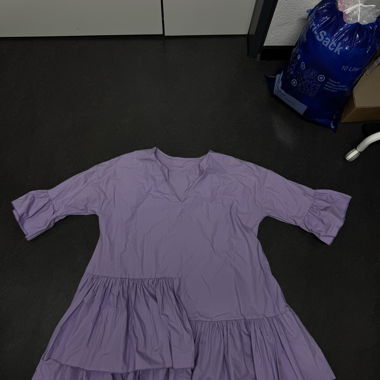 purple cotton dress