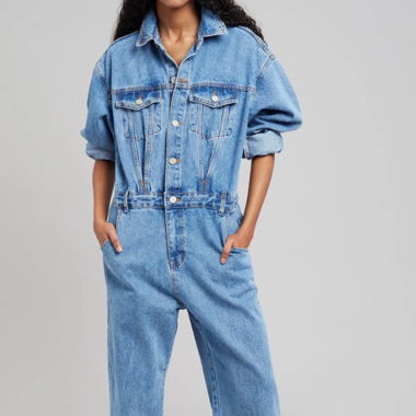 Denim Jumpsuit The Frankie Shop