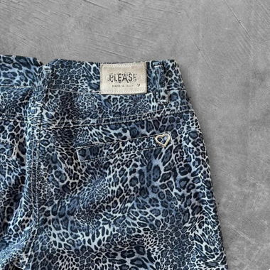 Jeans à imprimé léopard de PLEASE