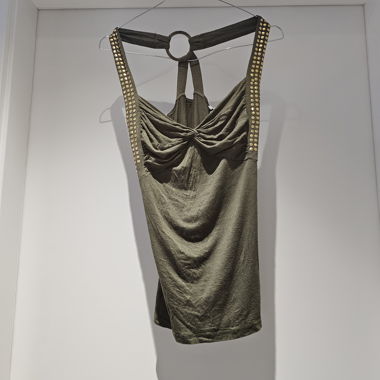 Khaki Green Top - Size 36/38