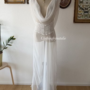 Shirley of Hollywood Braut-Maxi-Kleid Grösse M