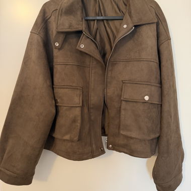 Veste courte marron